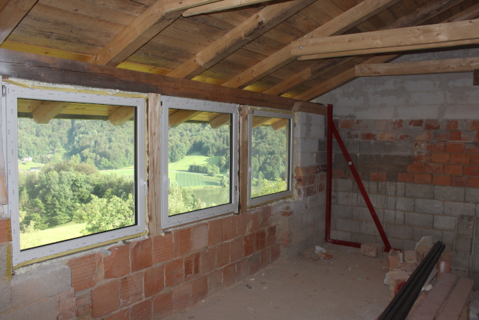 Dachgeschoss Baustelle